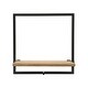 preview thumbnail 6 of 8, Set of 5 Wood, metal Wall Shelves 13"H - 24.75" x 7.75" x 13.0"