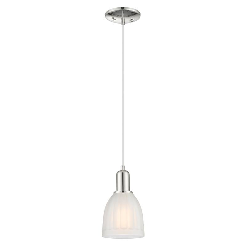 Innovations Lighting Endless Possibilities Arcadia - Brookfield - 1 Light 6" Cord Hung Mini Pendant - Polished Nickel