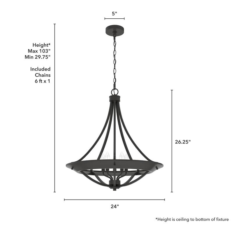 Hunter Perch Point Pendant - Island, Dining, Entry - Rustic, Mountain, Modern