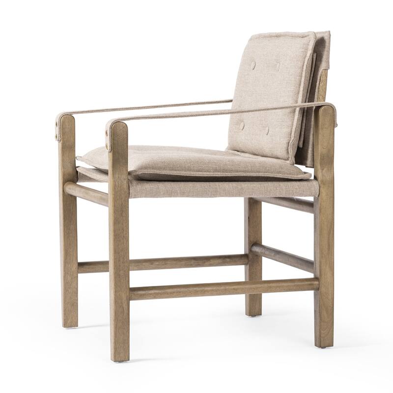 Ferick Dining Armchair-Alcala Taupe - 23.0W x 25.0 x 34.0H