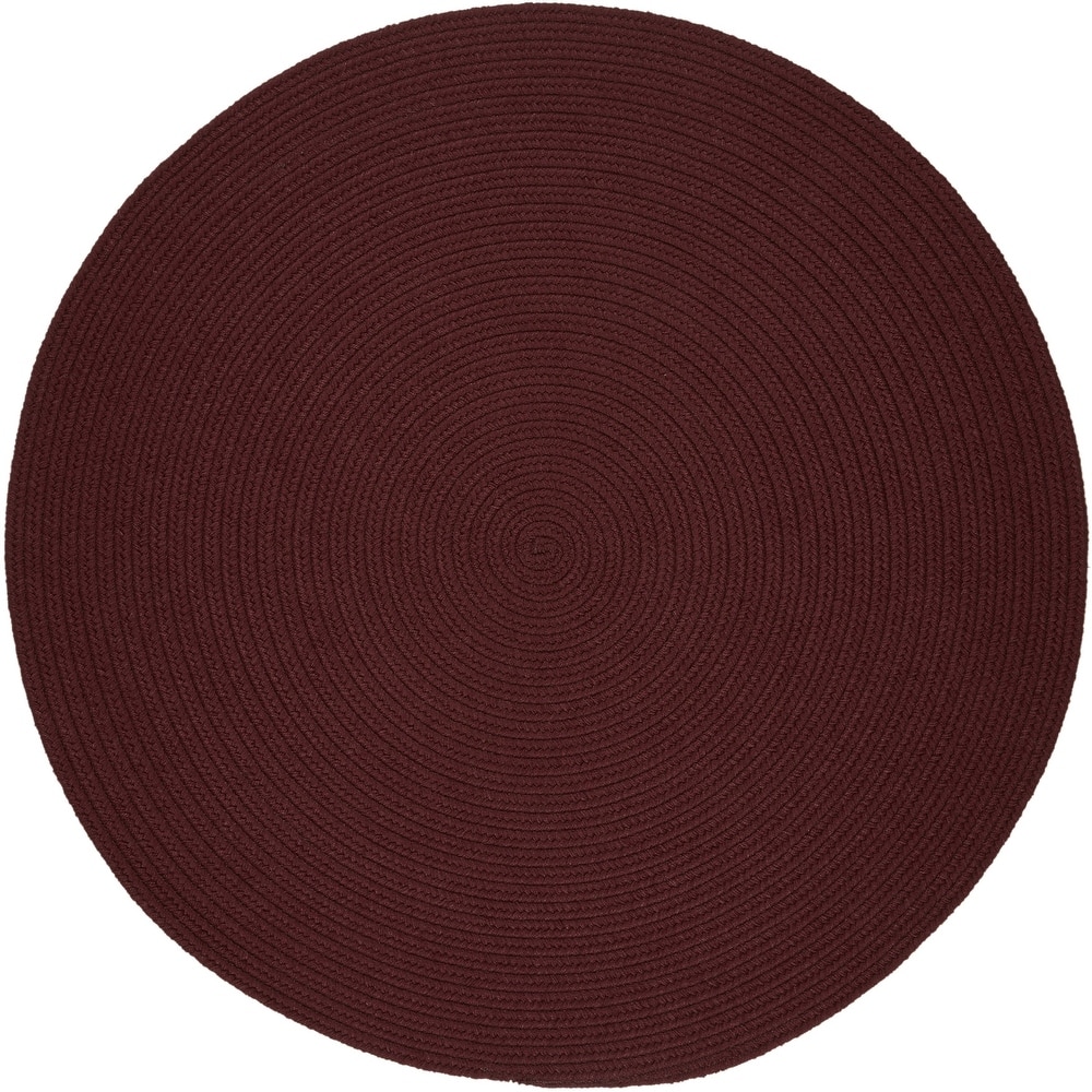 Rhody Rug Madeira Indoor/ Outdoor Braided Rounded Area Rug
