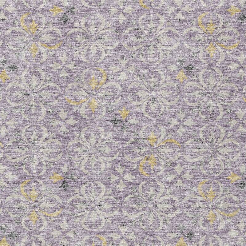 HomeRoots Floral Transitional Rectangle Outdoor Rug