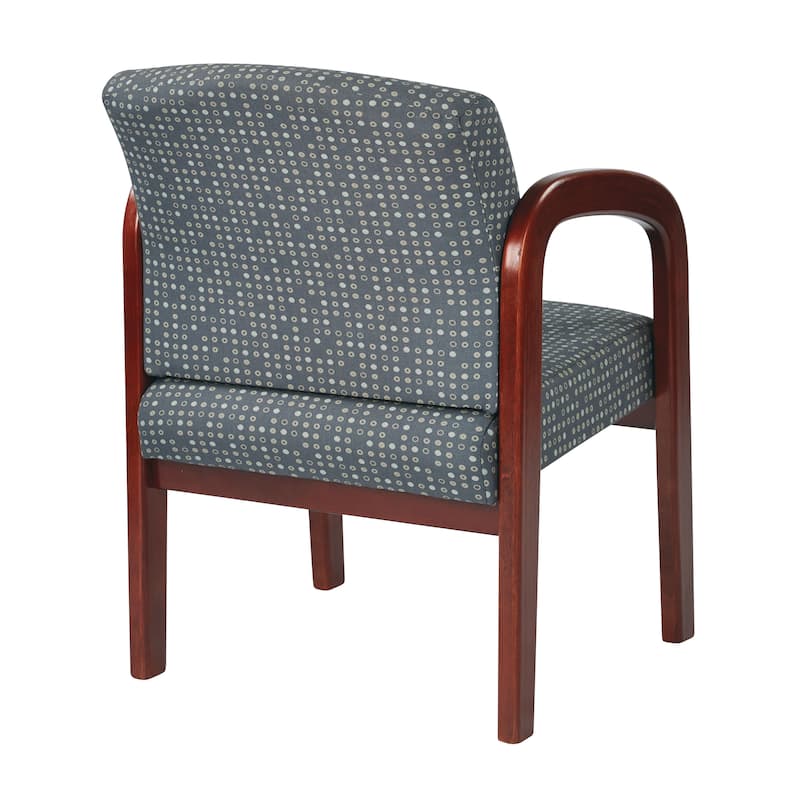 Office Star Cherry Finish Wood Visitor Chair
