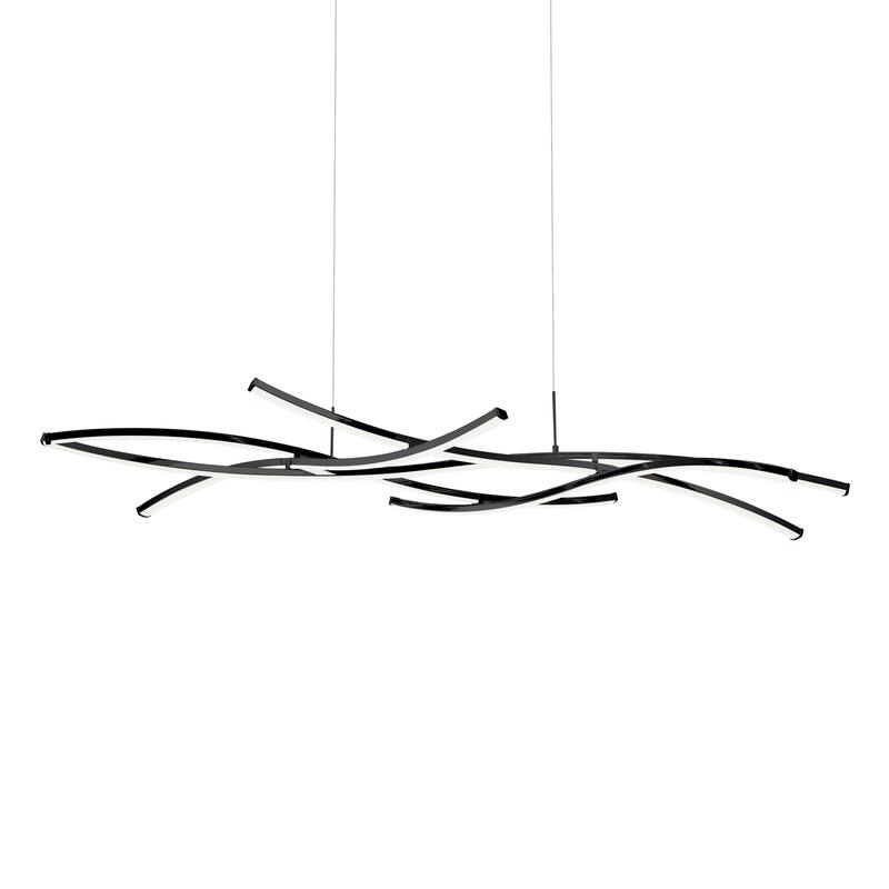 Divergence LED Chandelier - Black - 64