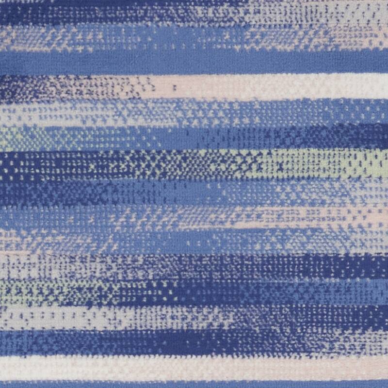 Jawa Power Loomed Distressed Abstract Modern Non Skid Stain Resistant Area Rug By HomeRoots - 96' X '24' X '0.39