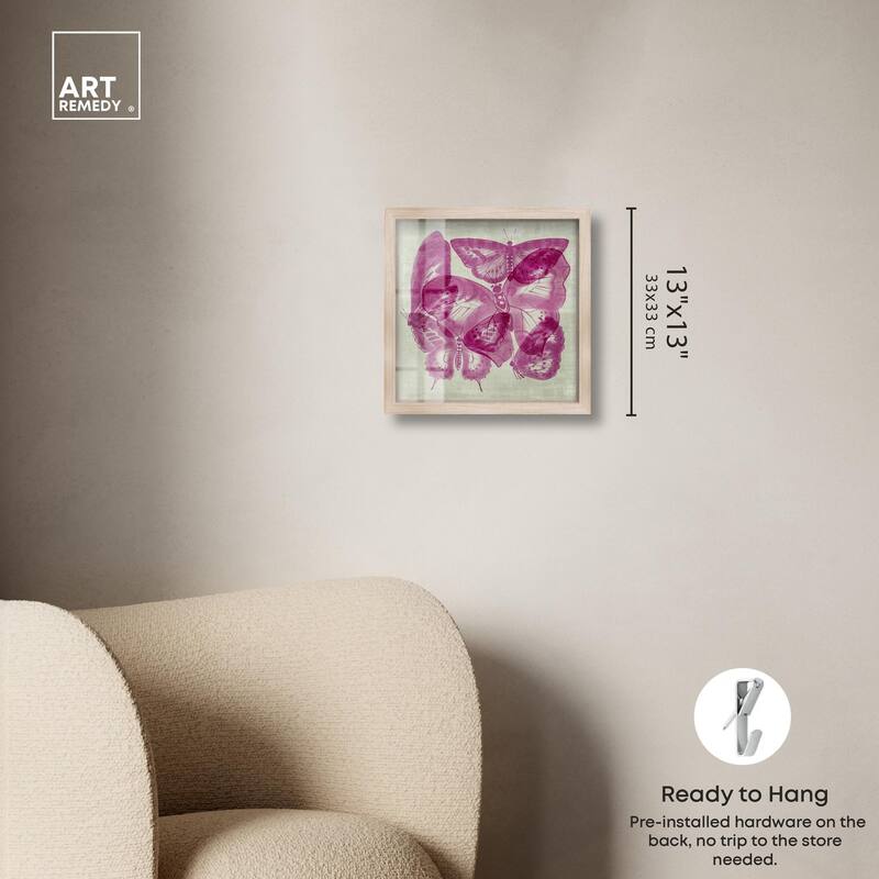Fluttering Wings Shadowbox by Art Remedy