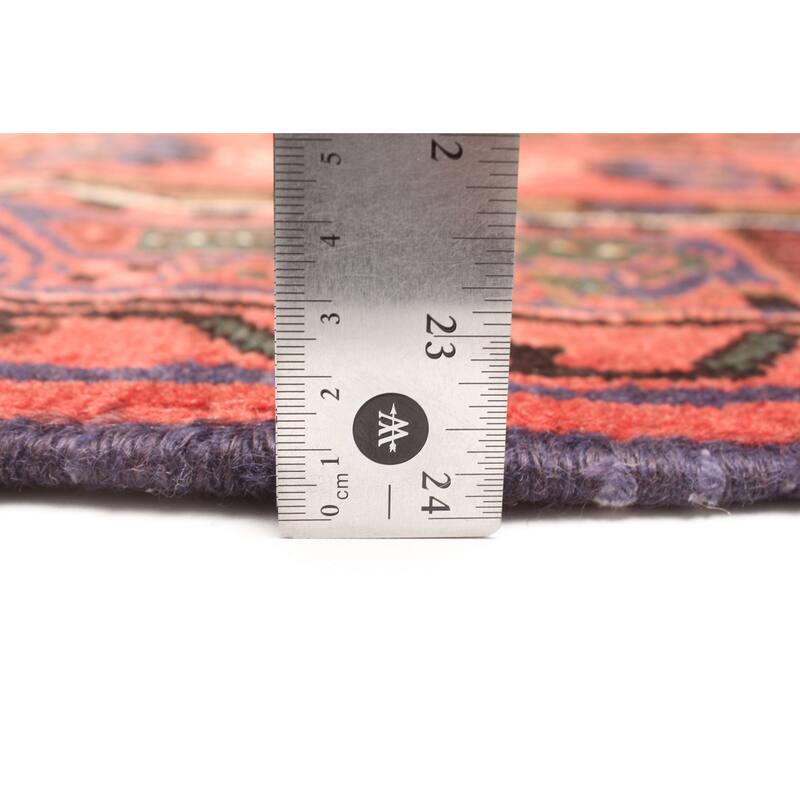 ECARPETGALLERY Hand-knotted Andelz Red Wool Rug - 4'4 x 7'5