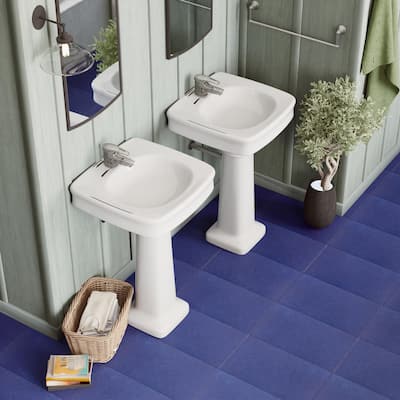 Merola Tile Piscina Brick Glossy Cobalto 9-5/8" x 19-1/2" Porcelain Floor and Wall Tile