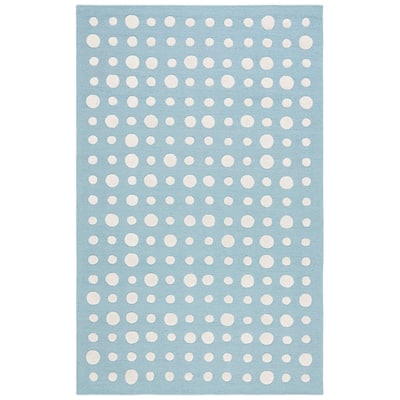 SAFAVIEH Handmade Kids Nessie Dots Wool Rug