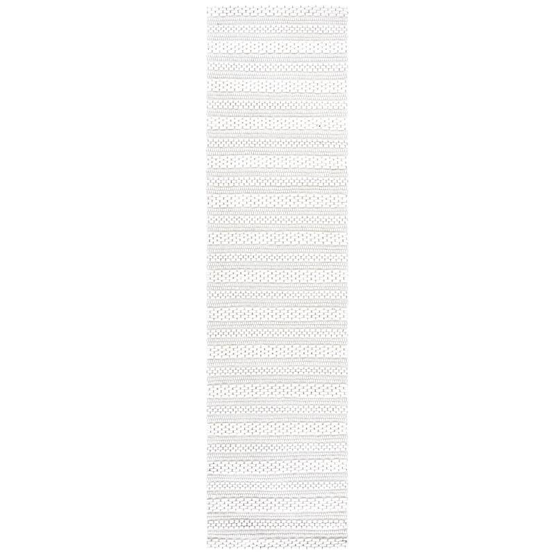 SAFAVIEH Handmade Marbella Rashada Wool Rug - Ivory - 2'3" x 9' Runner