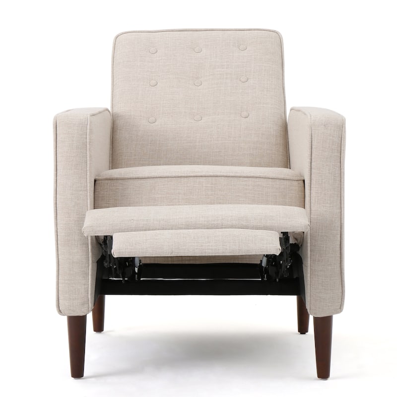Home Theater Single Fabric Recliner, Living Room Chair Adjustable Sofa Chair with Thick Cushion Tufted Upholstered Accent Chair