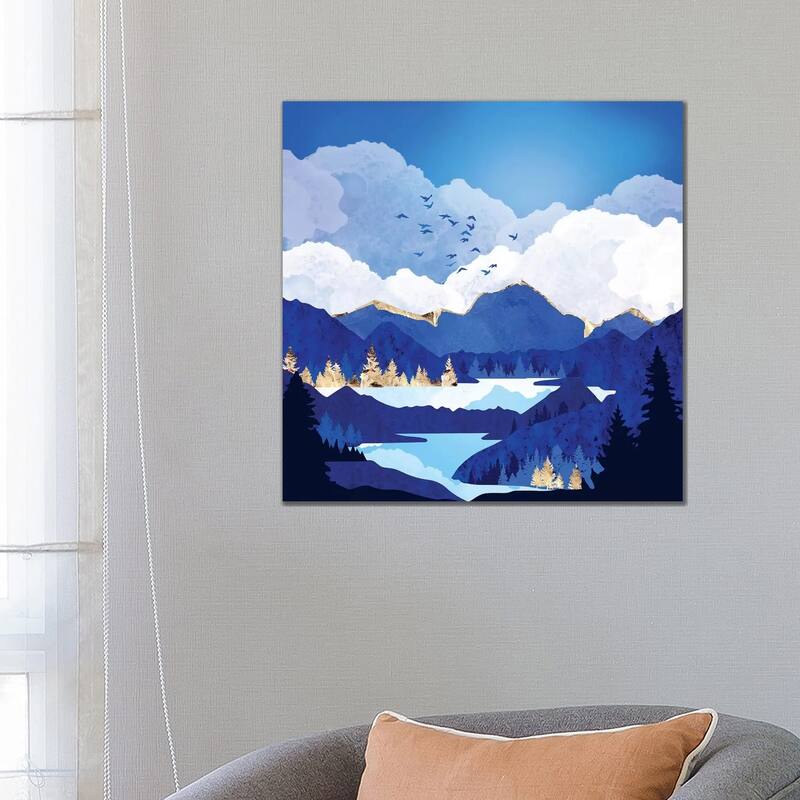 iCanvas "Blue Lake" by SpaceFrog Designs Canvas Print - 26x26x1.5