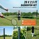 preview thumbnail 6 of 9, Portable Badminton Net Set with Rackets, Poles & Shuttlecocks