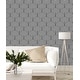 Black and White Geometrical Wallpaper - Bed Bath & Beyond - 35647157