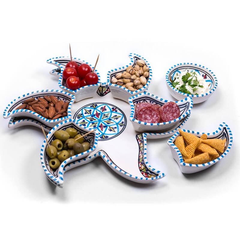 Large Star Set & Serving Platter