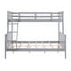 preview thumbnail 8 of 9, Full over Full Wooden Bunk Bed,High Guardrail,Ladder,No Box Spring