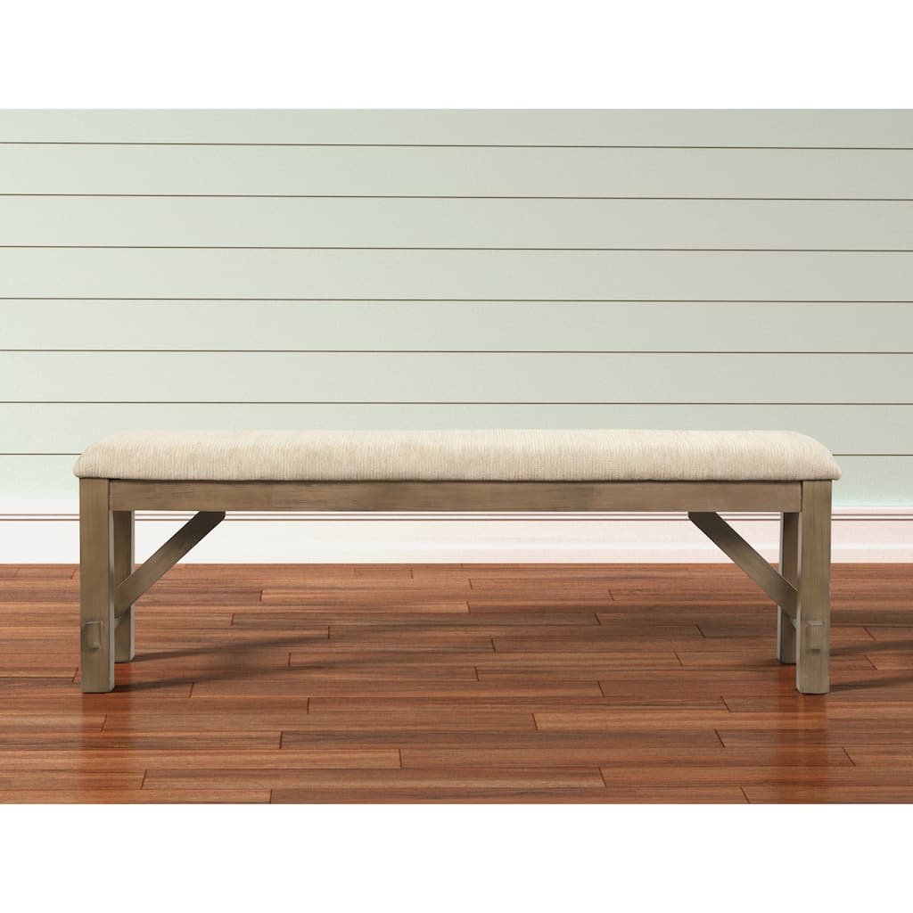 Bedroom End of Bed Bench Hallway Bench with Wooden Legs, Stylish Dining Bench Accent Bench Upholstered Seat for Foyer