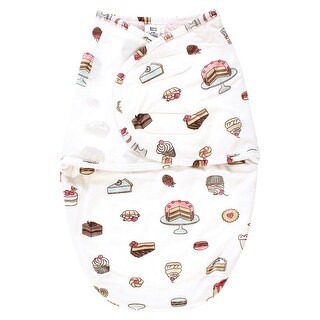 Hudson Baby Infant Girl Plush Faux Fur Swaddle Wrap, Sweet Bakery, 0-3 Months - Sweet Bakery - 0-3 Months
