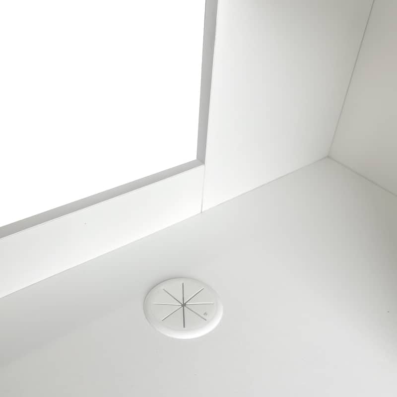 Large Home Office L-Shaped Corner Desk with Drawers & Bookshelf