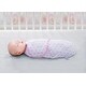 preview thumbnail 5 of 4, Delta Children Little Lambs Adjustable Swaddle Wrap 100% Cotton Size Large