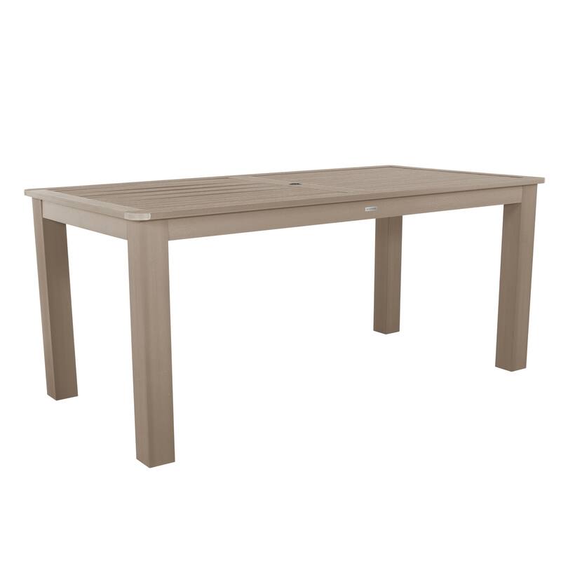 HIGHWOOD Counter Height Rectangular Outdoor Table 42" x 84" - Woodland Brown