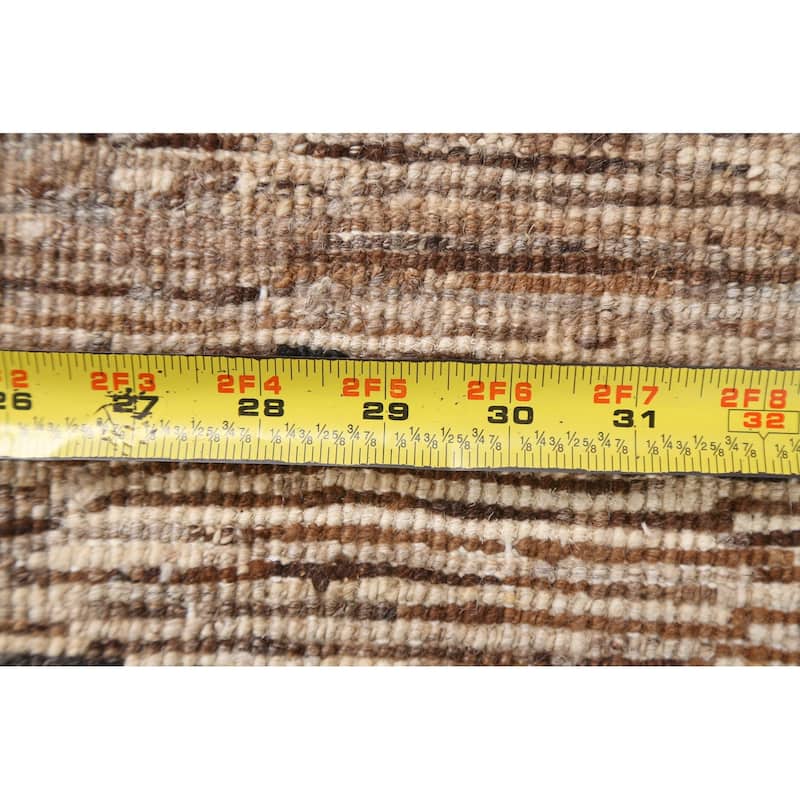 Contemporary Gabbeh Kashkoli Area Rug Wool Hand-knotted Foyer Carpet - 4'9" x 6'8"