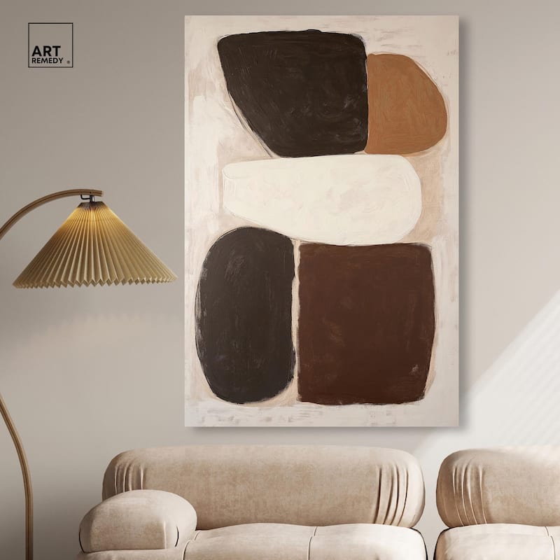 Asymmetrical Balance I Canvas by Art Remedy, Gallery Wrapped