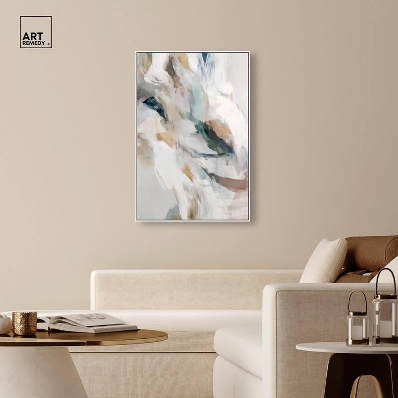 Whispering Colors II Canvas by Art Remedy