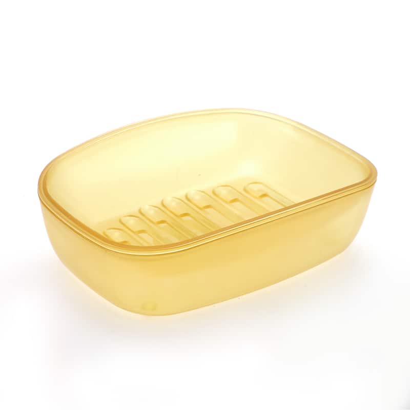 Waterproof with Cover Soap Holder for Bathroom 5.51"x4.13"x1.65" 1 Pc