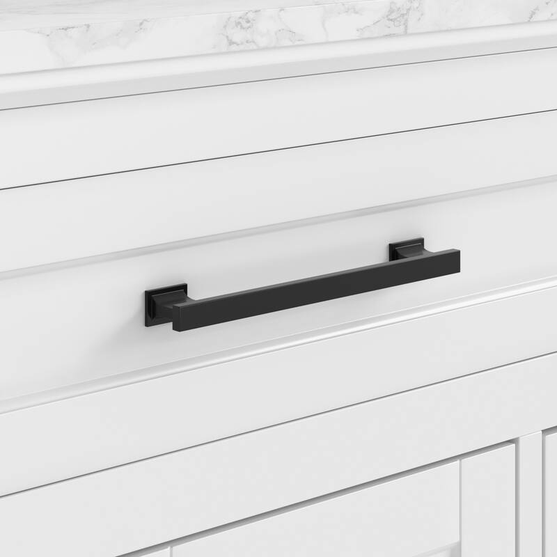 Bathroom Vanity with Marble Countertop without Mirror