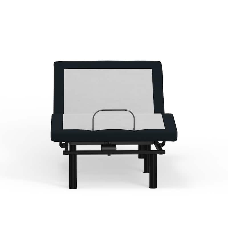 Twin XL Size Metal Smart Adjustable Platform Bed Base with Massage, USB Ports and LED Night Light