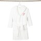 preview thumbnail 20 of 78, Sweet Kids 100% Polyester SUPER PLUSH Double Brushed Hooded Bathrobe with Pink Script Monogram