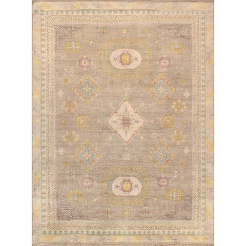 Pasargad Home Khotan Hand-Knotted Wool Area Rug, Camel