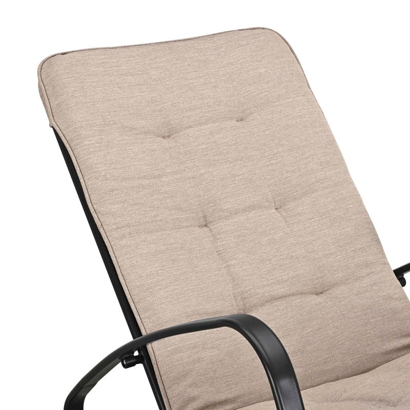 Patio Festival Indoor and Outdoor Rocker Chair with Cushion