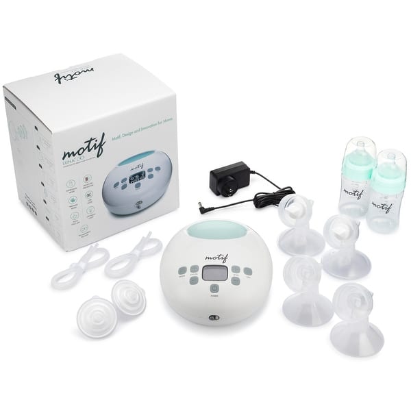 slide 2 of 3, Motif Luna with Battery Breast Pump - Standard