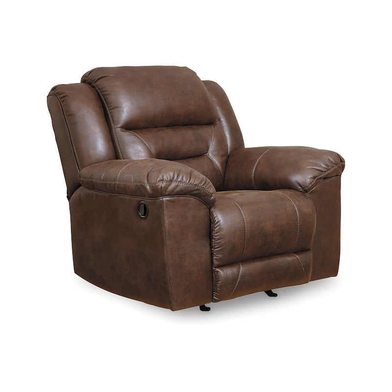 Stoneland Contemporary Rocker Recliner Chocolate