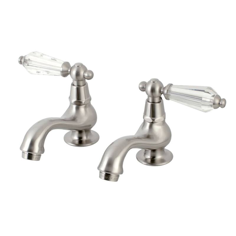 Kingston Brass Wilshire 1.2 GPM Single Hole Bathroom Faucet - Includes - Brushed Nickel