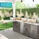 preview thumbnail 16 of 30, Kraus 15 in. Topmount Workstation Stainless Steel Outdoor Kitchen Sink