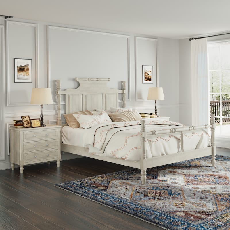 Vintage Country Style 3-Piece Bedroom Set by Harper&Bright Designs