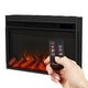 preview thumbnail 7 of 10, Crawford 48" Slim Electric Fireplace in White by Real Flame