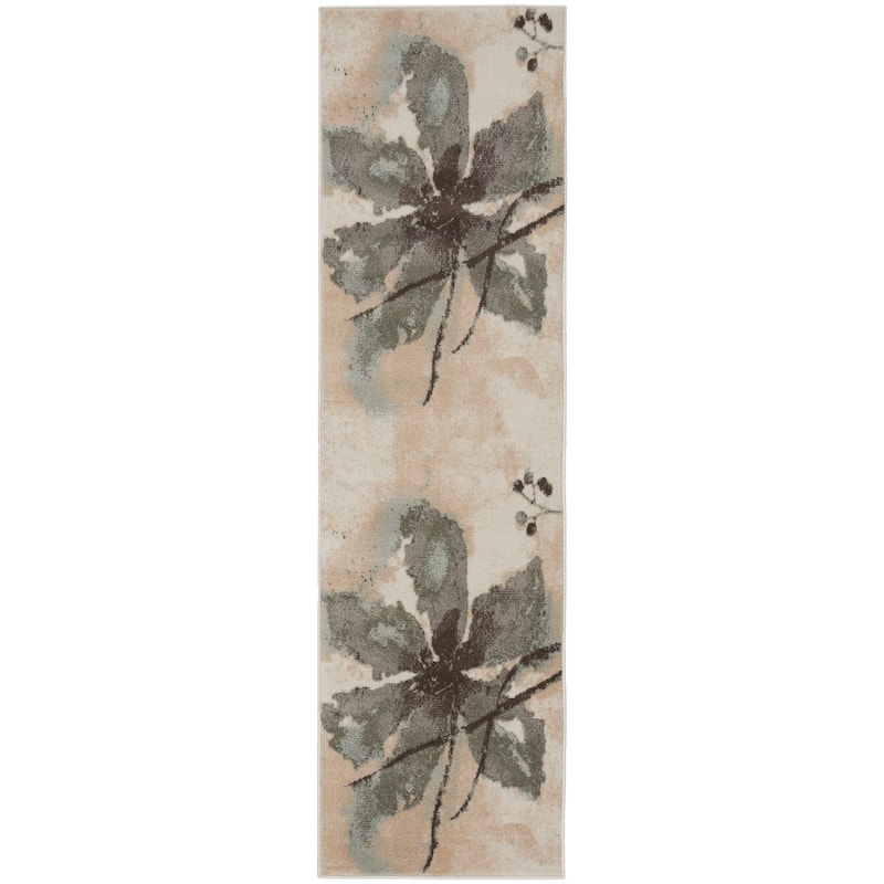 Nourison Euphoria Abstract Floral Area Rug