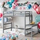 preview thumbnail 2 of 7, Twin Size Loft Bed with Ladder landing Platform,Ladders,Guardrails for home
