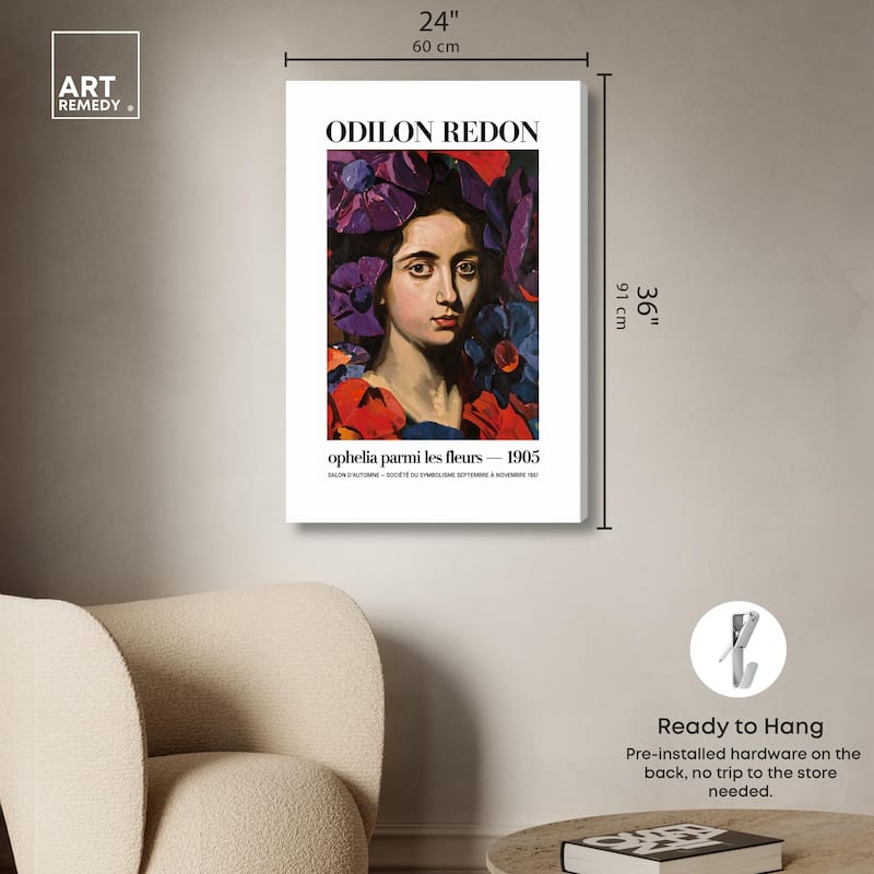 Vision of Ophelia Canvas by Art Remedy, Gallery Wrapped