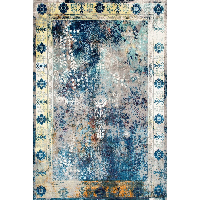 Nuloom Multi Vintage Vibrant Persian Floral Area Rug