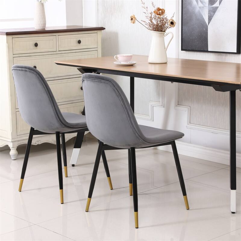 Contemporary Fabric Dining Chairs (Set of 4)