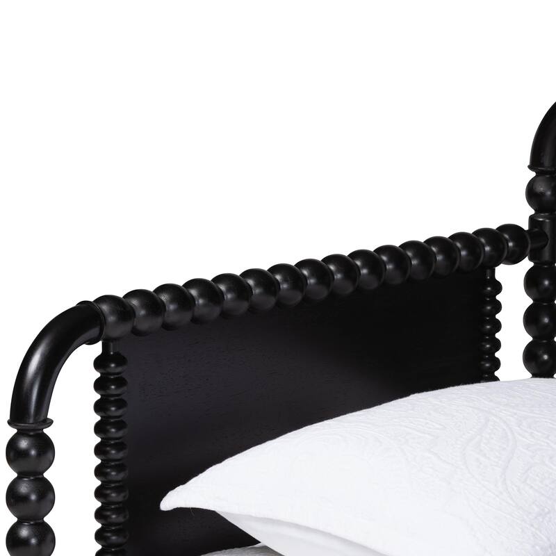 Lucera Bobbin Daybed with Rolling Trundle - Wooden Bed Frame with Turned Spindle Detailing, Classic Style Sofa Bed