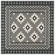 preview thumbnail 64 of 79, SAFAVIEH Veranda Eyvor Indoor/ Outdoor Waterproof Patio Backyard Rug 8' Square - Ivory/Charcoal