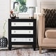 preview thumbnail 2 of 7, SAFAVIEH Marlon 3-Drawer Black Storage Chest