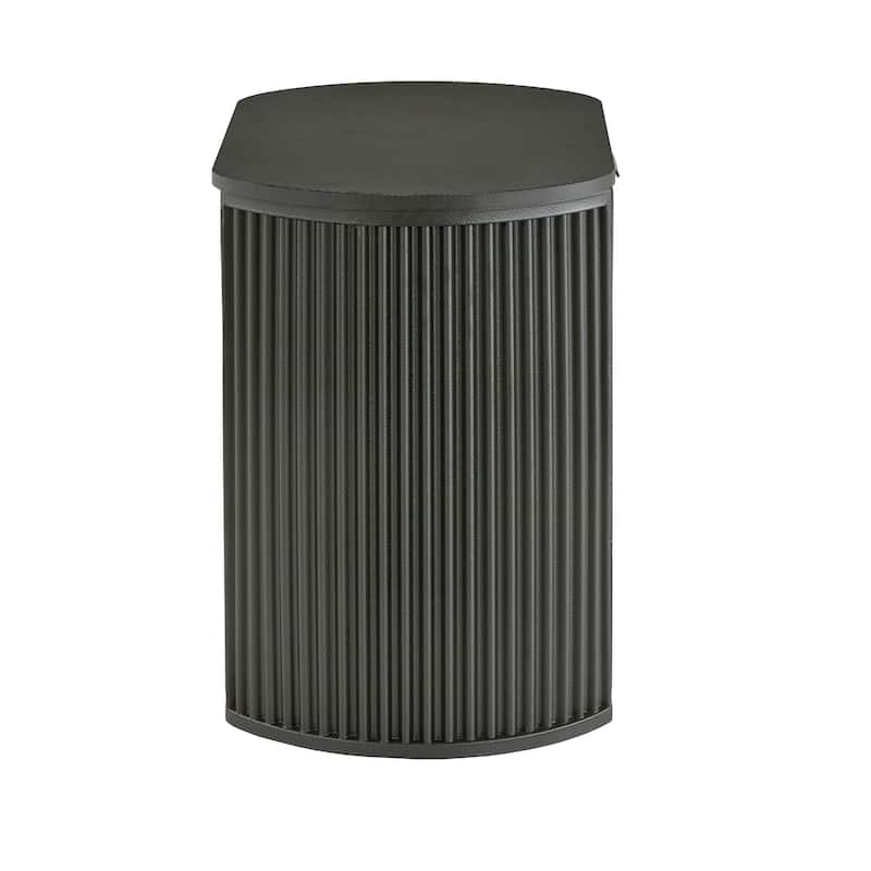 Monson Black Finish 1-Drawer Side Table by iNSPIRE Q Modern