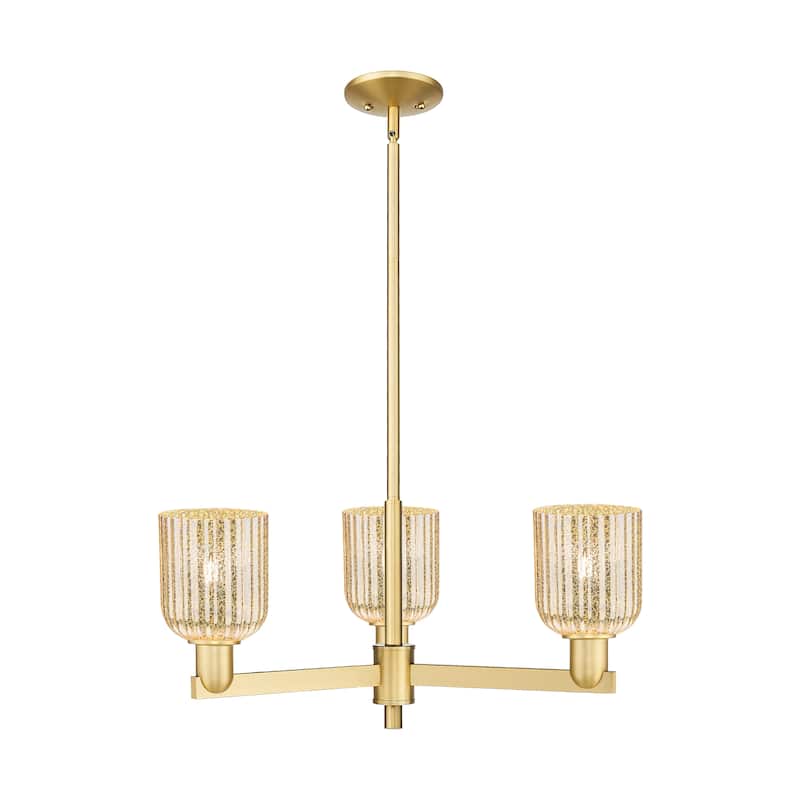 Innovations Lighting Downtown Urban - Bridal Veil - 3 Light 18" Chandelier